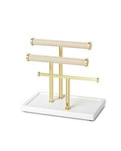 Umbra - Trigem Bracelet Bar - White/Nickel